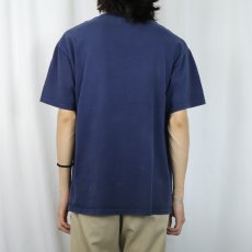 画像3: 90〜2000's Now and Zen Productions "MICROBIOLOGY LAB STAPH ONLY" プロダクション会社 プリントTシャツ NAVY L (3)