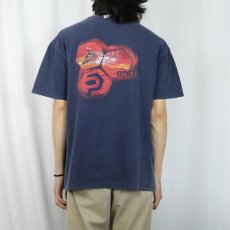 画像4: 80〜90's Ocean Pacific "OP972" プリントTシャツ NAVY L (4)