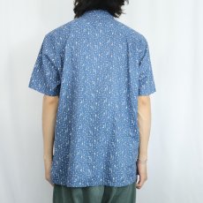 画像3: 2020SS Patagonia 総柄 コットンシャツ L (3)