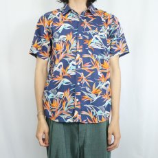 画像2: 2016SS Patagonia "ORGANIC COTTON" 総柄 コットンシャツ S (2)