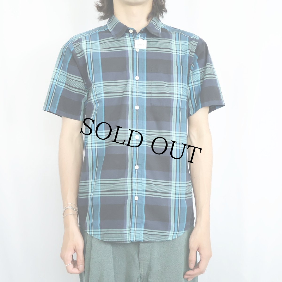 画像2: 2012SS Patagonia "ORGANIC COTTON" チェック柄 コットンシャツ S (2)