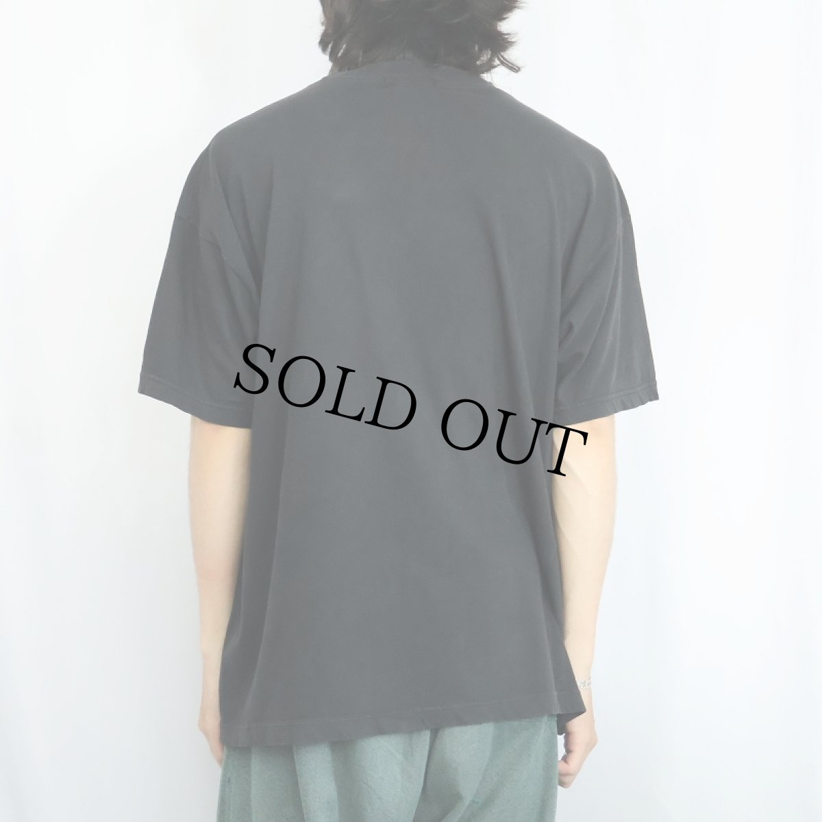 画像3: 80〜90's Eddie Bauer 無地ポケットTシャツ BLACK L (3)