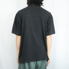 画像3: 80〜90's Eddie Bauer 無地ポケットTシャツ BLACK L (3)