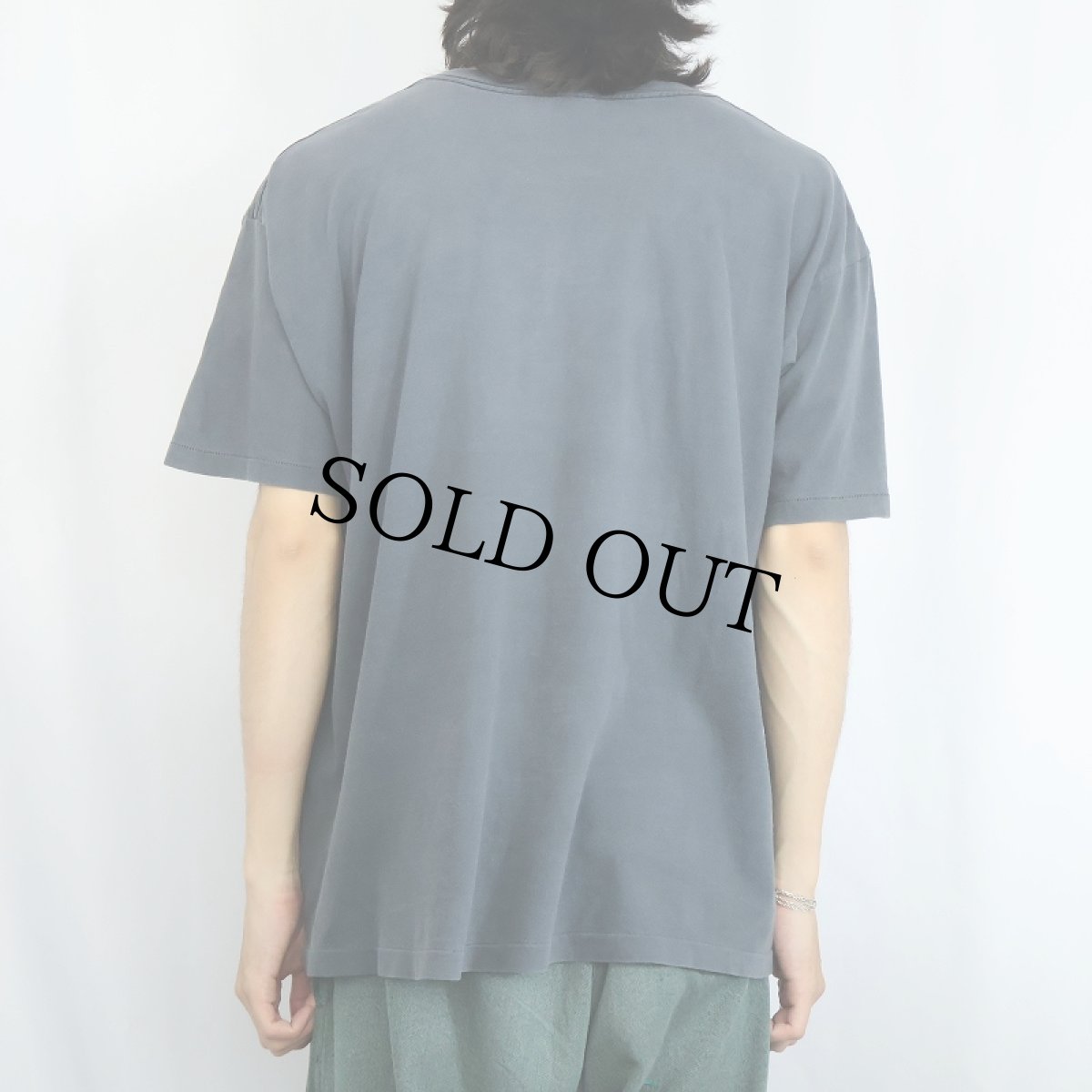 画像3: 90's GAP USA製 無地ポケットTシャツ BLACK XL (3)