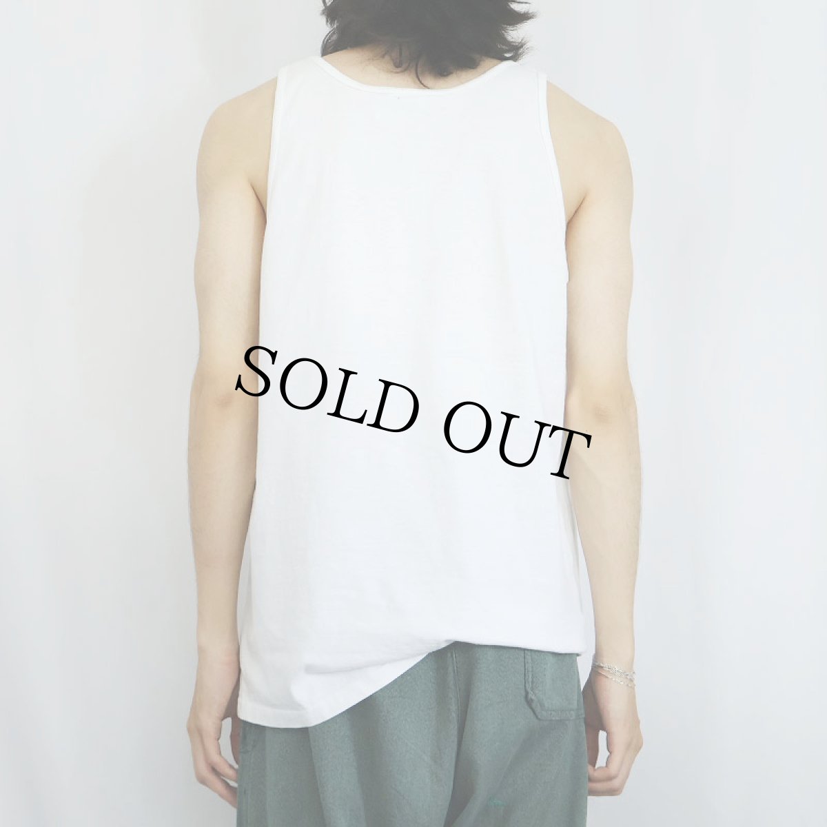 画像3: 90's GRATEFUL DEAD USA製 "JERRY GLOVE" パロディプリントタンクトップ L (3)