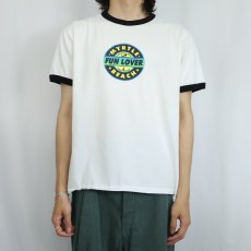 画像3: 90's "MYRTLE BEACH" プリントリンガーTシャツ L (3)