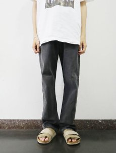 画像2: 2000's Levi's 505 REGULAR FIT USA製 "サルファブラック" ブラックデニムパンツ W35 (2)