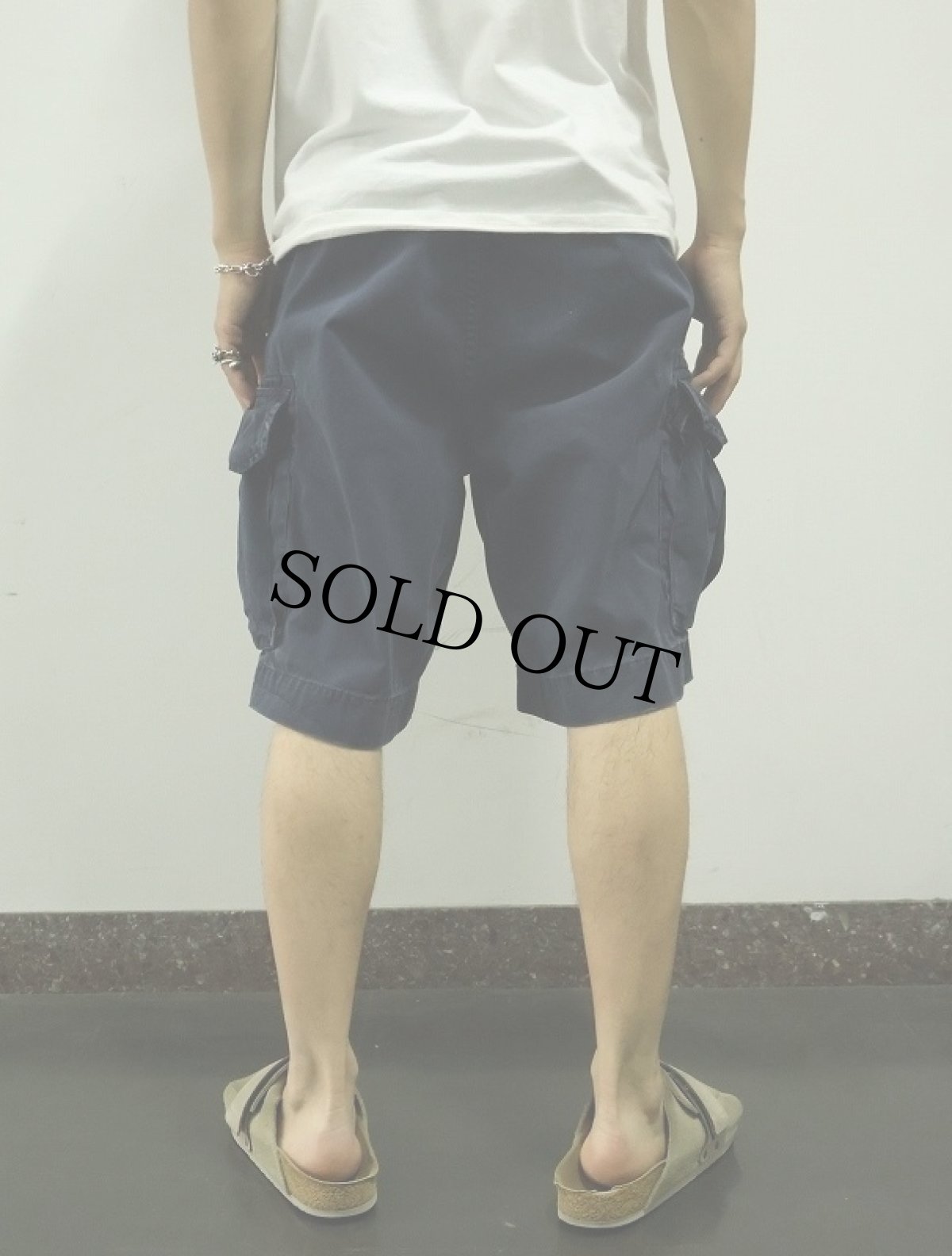 画像3: POLO Ralph Lauren チノカーゴショーツ NAVY W34 (3)
