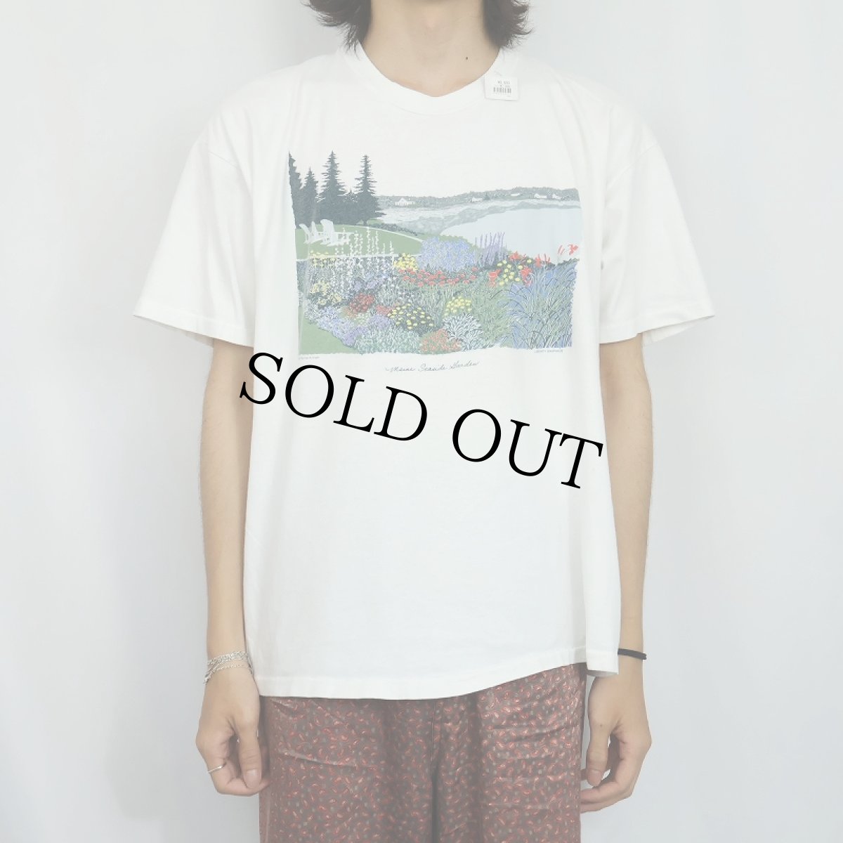 画像2: 90's LIBERTY GRAPHICS "Anne Kilham" アートプリントTシャツ (2)