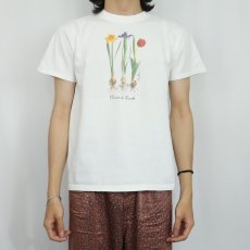 画像2: 2000's "Down to Earth" フラワープリントTシャツ M (2)
