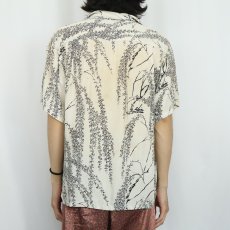画像3: 50〜60's GOLDEN LOTUS at WAIKIKI 総柄 レーヨンオープンカラーシャツ (3)