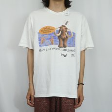 画像2: 90's intel × SMITHSONIAN "More than you ever imagined!" コンピューター企業プリントTシャツ XL (2)
