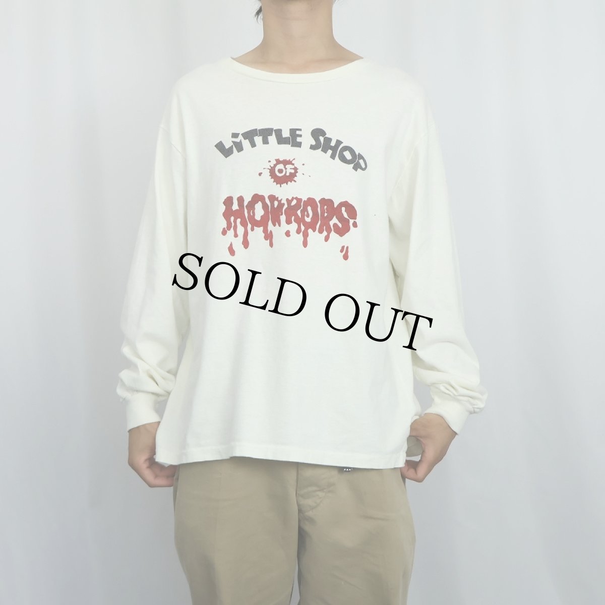 画像2: 90's ST.JOHN'S BAY USA製 "LITTLE SHOP OF HORRORS" ホラー映画 プリントロンT L (2)