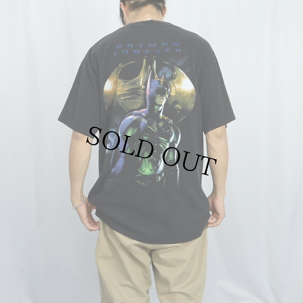 画像4: 90's DC COMICS USA製 "BATMAN FOREVER" キャラクタープリントTシャツ BLACK XL (4)