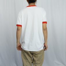 画像3: "Bill & Ted's Excellent Adventure" SFコメディ映画 プリントリンガーTシャツ XL (3)
