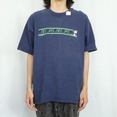 画像2: SNOOPY "MET... IPO..." キャラクタープリントTシャツ NAVY XL (2)