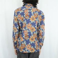 画像3: 90's Reyn Spooner Joe Kealoha オールオーバーパターン コットンハワイアンシャツ M (3)