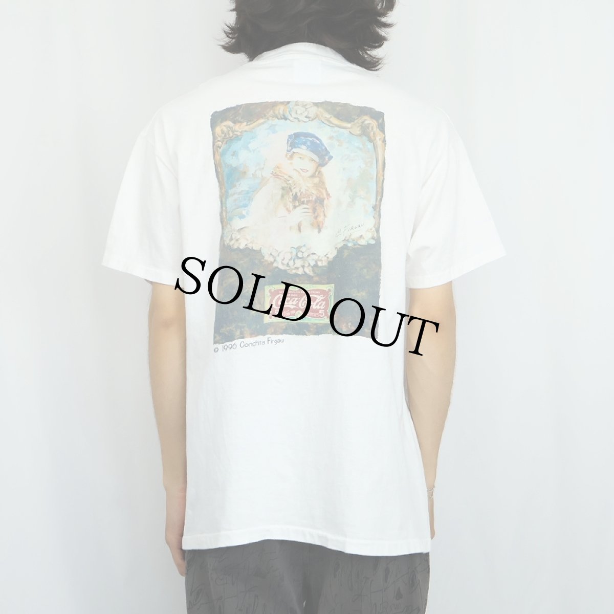 画像4: 90's Coca-Cola "Conchita Firgau" 飲料メーカープリントTシャツ L (4)