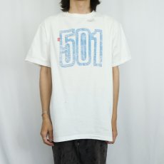 画像2: 90's Levi's USA製 "501" プリントTシャツ (2)