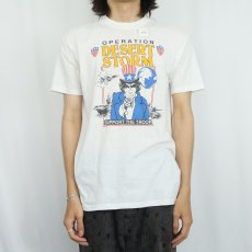 画像2: 90's USA製 "OPERATION DESERT STORM" 軍事作戦プリントTシャツ XL (2)