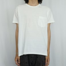 画像2: 90's GAP SPORTS USA製 無地ポケットTシャツ M (2)