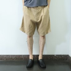 画像2: 346 Brooks Brothers 2タック リネンショーツ W34 (2)