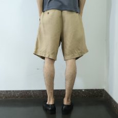 画像3: 346 Brooks Brothers 2タック リネンショーツ W34 (3)