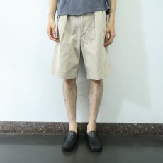 画像2: POLO Ralph Lauren "POLO CHINO" 2タック コットンチノショーツ W31 (2)