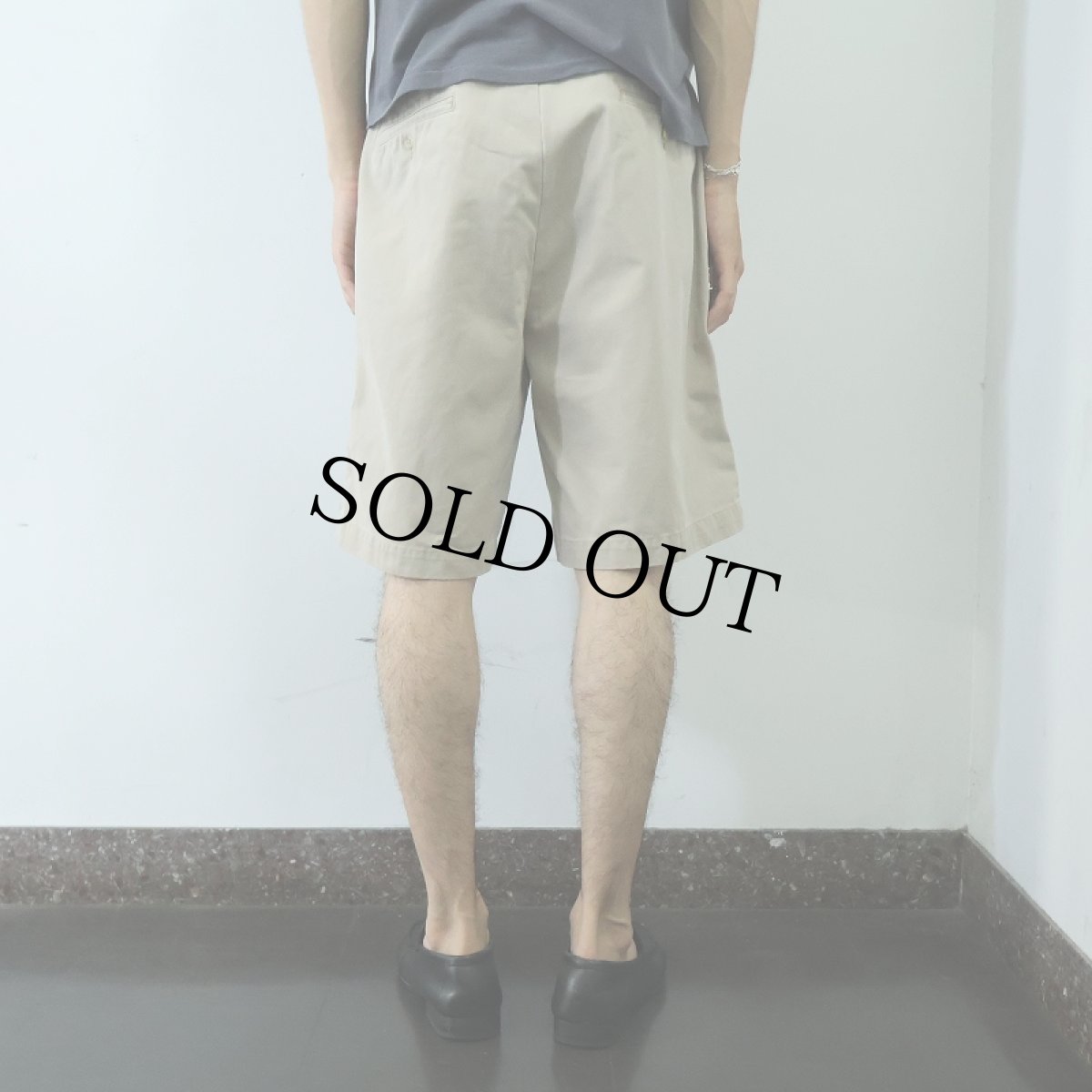 画像3: POLO Ralph Lauren "POLO CHINO" 2タック コットンチノショーツ W31 (3)