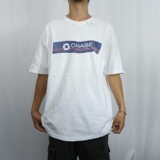 画像2: 90's USA製 "CHASE" 銀行プリントTシャツ XL (2)