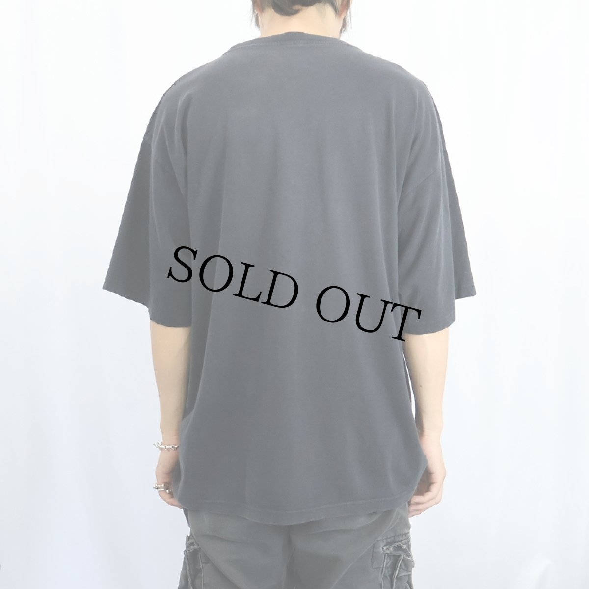画像3: 80〜90's "EVERYONE LOOK BUSY!" ジーザスプリントTシャツ BLACK (3)