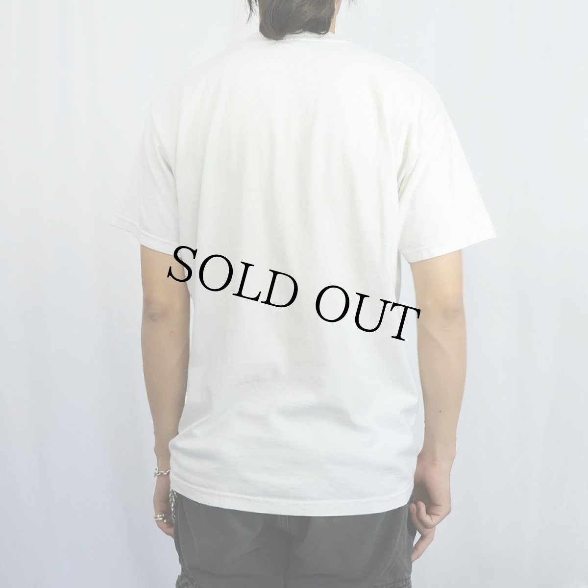 画像3: 2000's "BUDWAY" ファストフードチェーン パロディプリントTシャツ L (3)