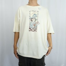 画像2: Alice in Wonderland "Mad Hatter" キャラクターイラストTシャツ (2)