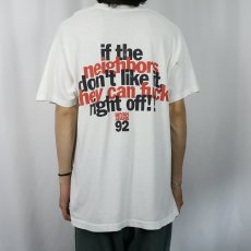 画像4: 90's BRYAN ADAMS CANADA製 "Kick it!" シンガーソングライターツアーTシャツ XL (4)