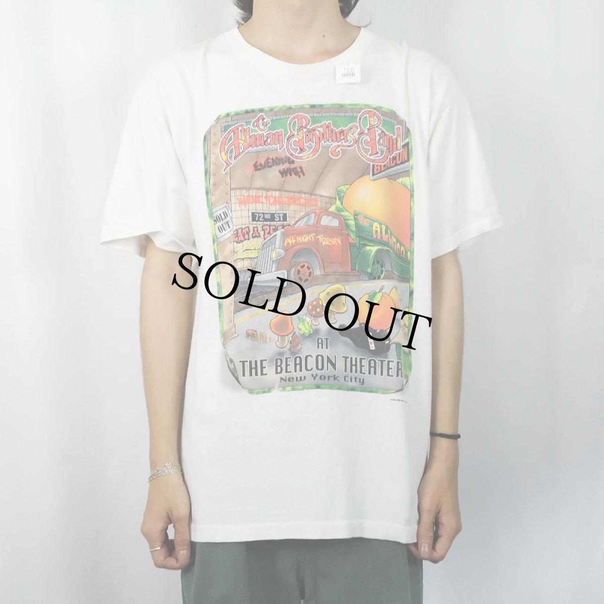 画像3: 90's The Allman Brothers Band USA製 ロックバンドツアーTシャツ L (3)