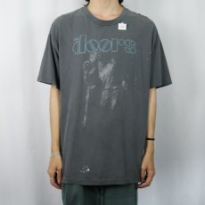 画像2: The Doors JIM MORRISON ロックバンドプリントTシャツ XL (2)