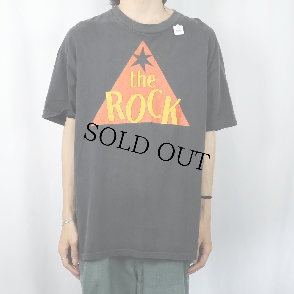 画像2: 〜90's "The Rock" プリントTシャツ BLACK (2)