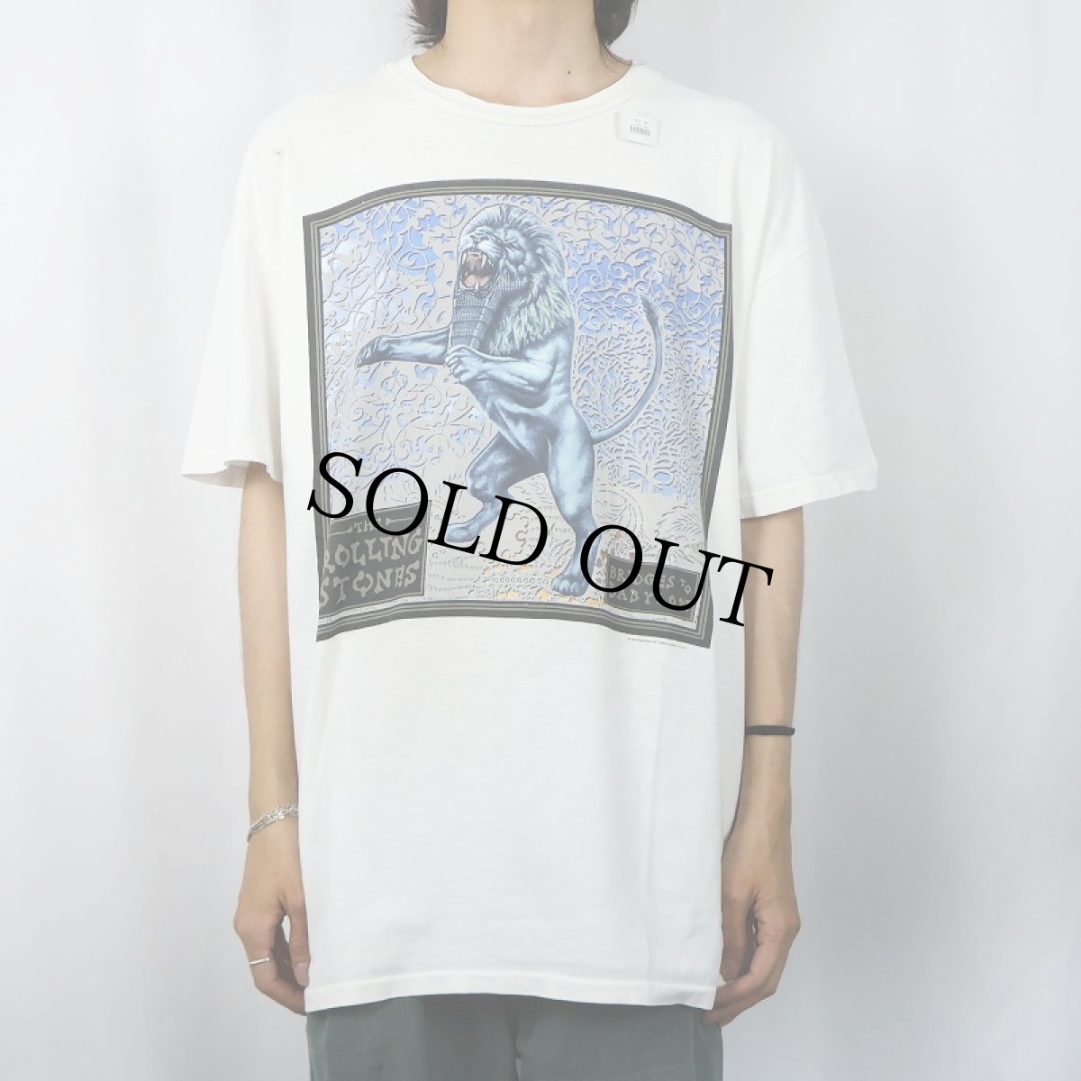 画像3: 90's The Rolling Stones USA製 "BRIDGES TO BABYLANI" ロックバンドツアーTシャツ 2X (3)
