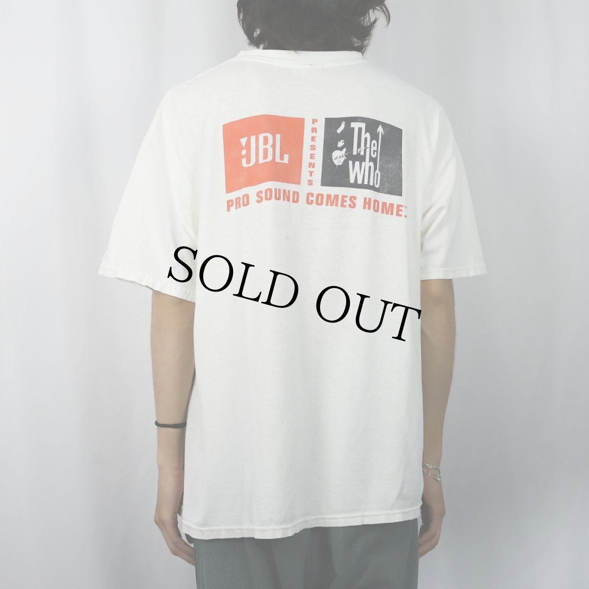 画像4: 2000's JBL × The Who "Pro Sound Comes Home" ロックバンドTシャツ XL (4)