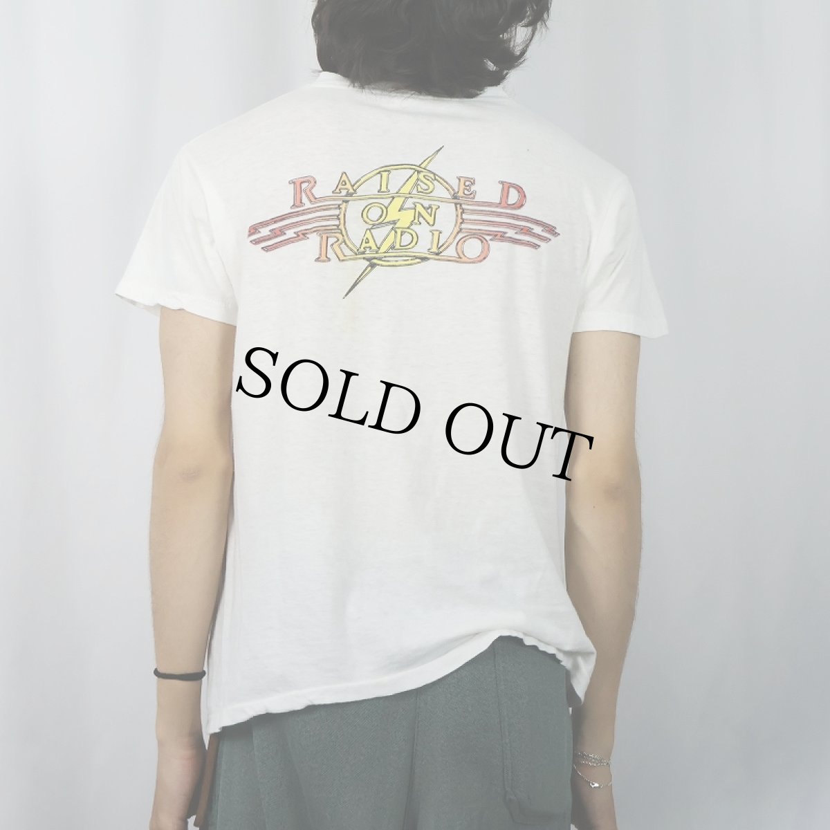 画像4: 80's JOURNEY "RAISED ON RADIO" ロックバンドプリントTシャツ (4)