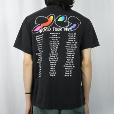 画像4: 90's YES USA製 "WORLD TOUR 1994" プログレッシブ・ロックバンドツアーTシャツ BLACK L (4)