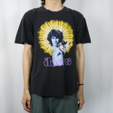 画像2: 90's The Doors JIM MORRISON USA製 ロックバンドプリントTシャツ BLACK L (2)