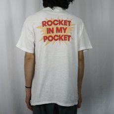 画像4: 80's LITTLE FEAT USA製 "Rocket In My Pocket" ロックバンドプリントTシャツ XL (4)