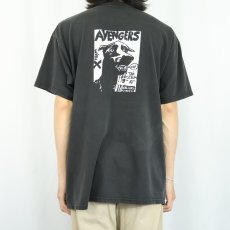 画像4: AVENGERS パンクロックバンド プリントTシャツ BLACK XL (4)