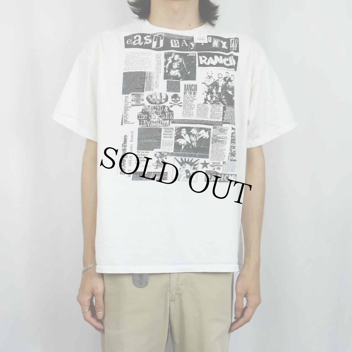 画像2: 2006 RANCID "East Bay Punx!!" パンクロックバンド プリントTシャツ XL (2)