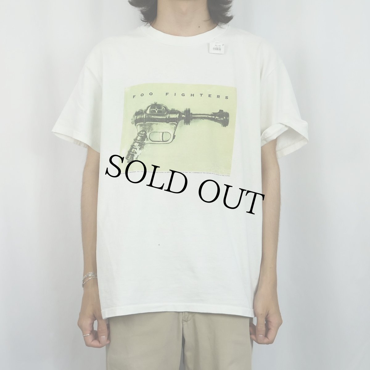 画像2: 1995 Foo Fighters USA製 "Foo Fighters" ロックバンド アルバム プリントTシャツ XL (2)