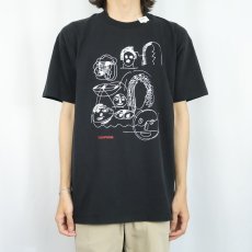 画像2: Television パンクロックバンド プリントTシャツ BLACK L (2)