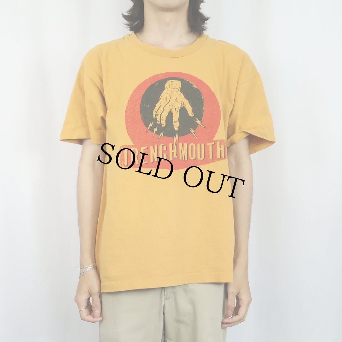 画像2: 90's Trenchmouth USA製 パンクバンド プリントTシャツ XL (2)