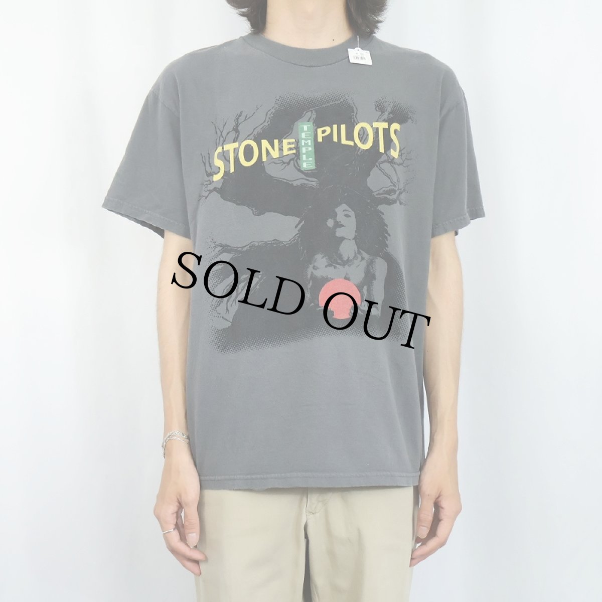 画像2: Stone Temple Pilots ロックバンド プリントTシャツ L (2)