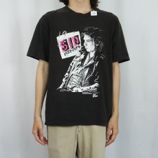 画像3: Sex Pistols "Sid Vicious" パンクロックバンド プリントTシャツ BLACK (3)